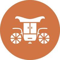 Carriage Vector Icon Style