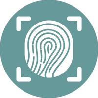 Biometric Vector Icon Style