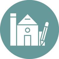 Architecture Vector Icon Style