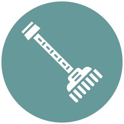 Rake Vector Icon Style