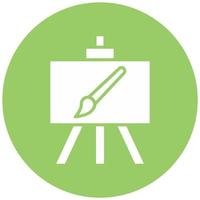 Canvas And Easel Vector Icon Style
