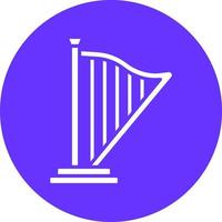 Harp Vector Icon Style