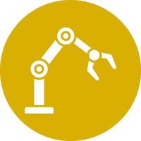 Robotic Arm Vector Icon Style