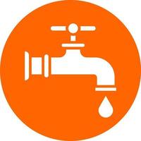 Water Tap Vector Icon Style