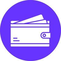 Wallet Vector Icon Style
