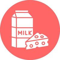 Dairy Item Vector Icon Style