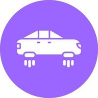 flotar coche vector icono estilo