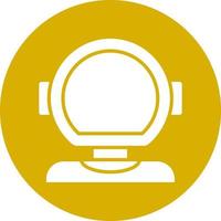 Diving Helmet Vector Icon Style