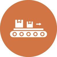 Conveyor Vector Icon Style