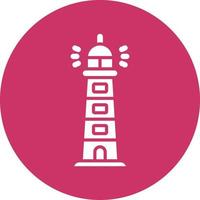 Lighthouse Vector Icon Style