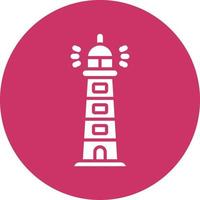 Lighthouse Vector Icon Style