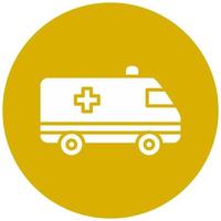 Ambulance Vector Icon Style