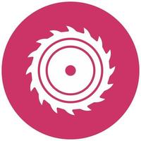 Circular Saw Vector Icon Style