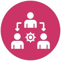 Delegate Vector Icon Style