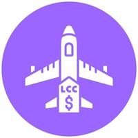 lcc vector icono estilo