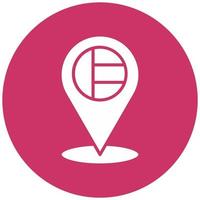 Dubai Location Vector Icon Style