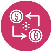 Atomic Swap Vector Icon Style