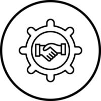 Customer Relationship Ma Vector Icon Style