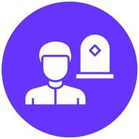 Widower Vector Icon Style