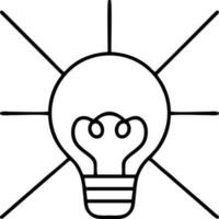 Idea solution icon symbol vector image. Illustration of the creative innovation concept design. EPS 10