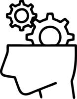 Idea solution icon symbol vector image. Illustration of the creative innovation concept design. EPS 10