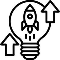 Idea solution icon symbol vector image. Illustration of the creative innovation concept design. EPS 10