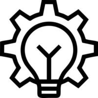 Idea solution icon symbol vector image. Illustration of the creative innovation concept design. EPS 10