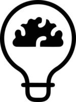 Idea solution icon symbol vector image. Illustration of the creative innovation concept design. EPS 10