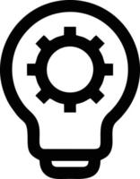 Idea solution icon symbol vector image. Illustration of the creative innovation concept design. EPS 10