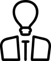 Idea solution icon symbol vector image. Illustration of the creative innovation concept design. EPS 10