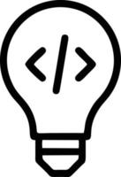 Idea solution icon symbol vector image. Illustration of the creative innovation concept design. EPS 10