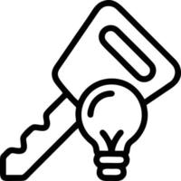 Idea solution icon symbol vector image. Illustration of the creative innovation concept design. EPS 10