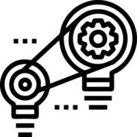 Idea solution icon symbol vector image. Illustration of the creative innovation concept design. EPS 10