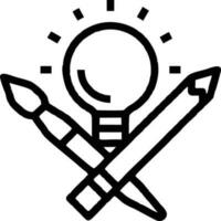 Idea solution icon symbol vector image. Illustration of the creative innovation concept design. EPS 10