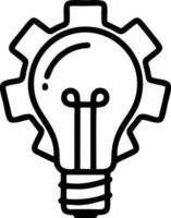 Idea solution icon symbol vector image. Illustration of the creative innovation concept design. EPS 10