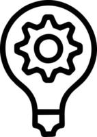 Idea solution icon symbol vector image. Illustration of the creative innovation concept design. EPS 10