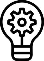 Idea solution icon symbol vector image. Illustration of the creative innovation concept design. EPS 10