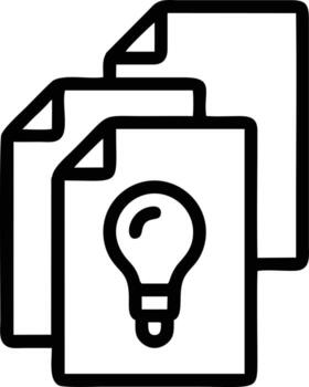 Idea solution icon symbol vector image. Illustration of the creative innovation concept design. EPS 10