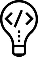 Idea solution icon symbol vector image. Illustration of the creative innovation concept design. EPS 10