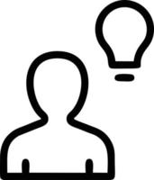 Idea solution icon symbol vector image. Illustration of the creative innovation concept design. EPS 10