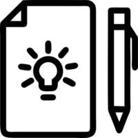 Idea solution icon symbol vector image. Illustration of the creative innovation concept design. EPS 10