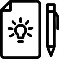 Idea solution icon symbol vector image. Illustration of the creative innovation concept design. EPS 10