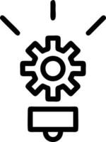 Idea solution icon symbol vector image. Illustration of the creative innovation concept design. EPS 10