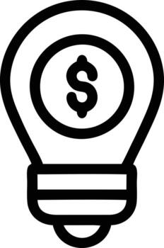 Idea solution icon symbol vector image. Illustration of the creative innovation concept design. EPS 10