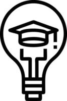 Idea solution icon symbol vector image. Illustration of the creative innovation concept design. EPS 10