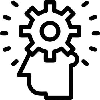 Idea solution icon symbol vector image. Illustration of the creative innovation concept design. EPS 10