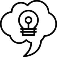 Idea solution icon symbol vector image. Illustration of the creative innovation concept design. EPS 10