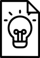 Idea solution icon symbol vector image. Illustration of the creative innovation concept design. EPS 10