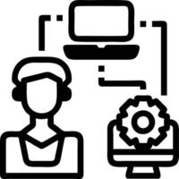 Idea solution icon symbol vector image. Illustration of the creative innovation concept design. EPS 10
