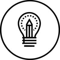 Idea solution icon symbol vector image. Illustration of the creative innovation concept design. EPS 10